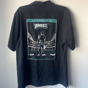 NWT NFL shirt Philadelphia eagles size medium 100% silk